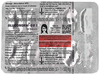 Gluconorm Gs 1 Tablet 10