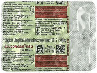 Gluconorm Gs 2 Tablet 10