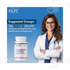 Inlife Multivitamin And Multiminerals With Pre & Probiotics Tablet 120