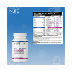 Inlife Multivitamin And Multiminerals With Pre & Probiotics Tablet 120