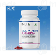Inlife Multivitamin And Multiminerals With Pre & Probiotics Tablet 120