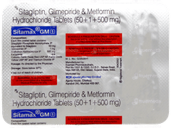 Sitamax Gm 1 Tablet 10 Sitamax Gm 1 Tablet 10