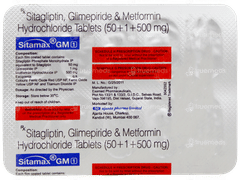 Sitamax Gm 1 Tablet 10 Sitamax Gm 1 Tablet 10