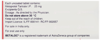 Betaloc 25 Tablet 20