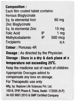 Irozure M Tablet 15