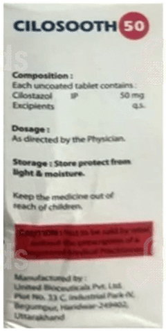 Cilosooth 50 Tablet 10