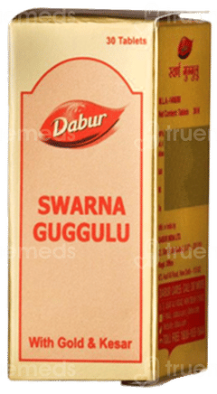 Dabur Swarna Guggulu With Gold & Kesar Tablet 30