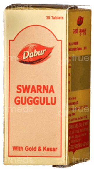 Dabur Swarna Guggulu With Gold & Kesar Tablet 30