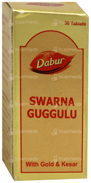 Dabur Swarna Guggulu With Gold & Kesar Tablet 30