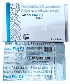 Mecol Plus D3 Tablet 10 Mecol Plus D3 Tablet 10