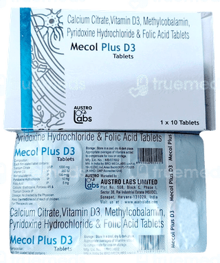 Mecol Plus D3 Tablet 10