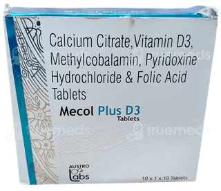 Mecol Plus D3 Tablet 10