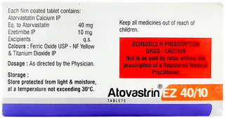 Atovastrin Ez 40/10 Tablet 10