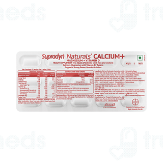 Supradyn Naturals Calcium + Tablet 15