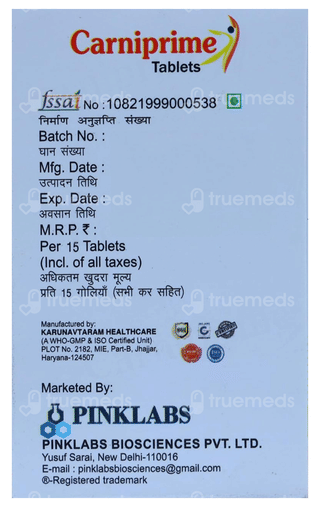 Carniprime Tablet 15