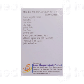 Nicsure 10 Tablet 20