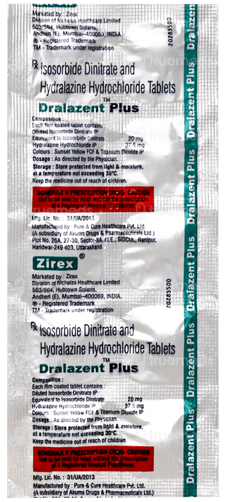 Dralazent Plus Tablet 10