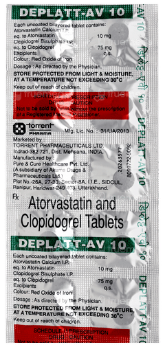 Deplatt Av 10 Tablet 10