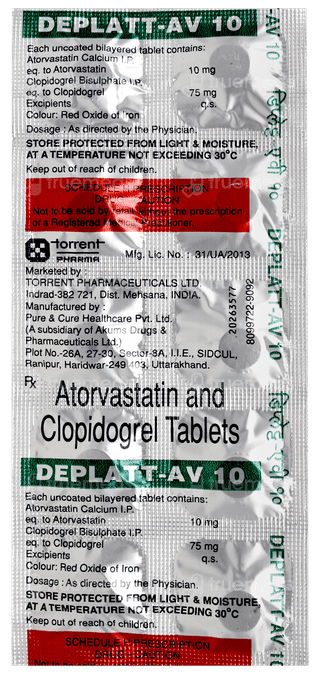 Deplatt Av 10 Tablet 10