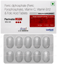 Ferivate Lipo Tablet 10