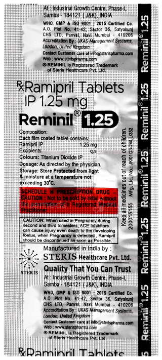 Reminil 1.25 Tablet 10