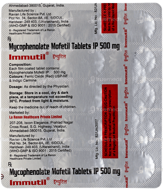 Immutil Tablet 15