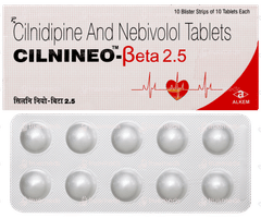 Cilnineo Beta 2.5 Tablet 10 Cilnineo Beta 2.5 Tablet 10