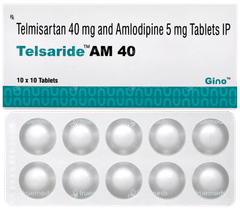 Telsaride Am 40 Tablet 10