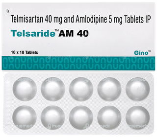 Telsaride Am 40 Tablet 10