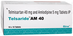 Telsaride Am 40 Tablet 10