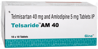 Telsaride Am 40 Tablet 10