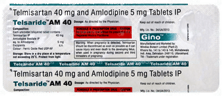 Telsaride Am 40 Tablet 10