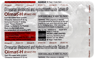 Olmat H Tablet 15