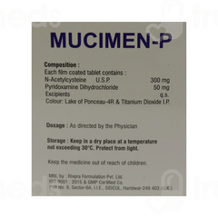 Mucimen P Tablet 10 Mucimen P Tablet 10