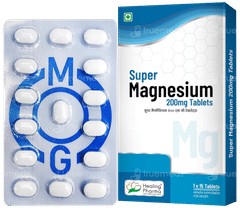 Super Magnesium 200mg Tablet 15