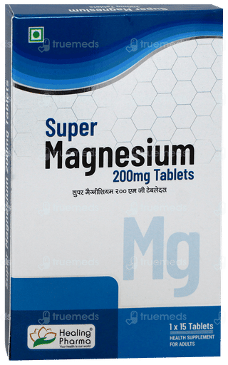 Super Magnesium 200Mg Tablet 15