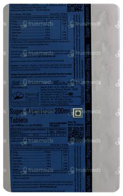 Super Magnesium 200Mg Tablet 15