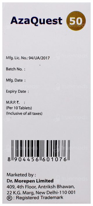 Azaquest 50 Tablet 10