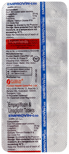 Emprovin L 25/5 Tablet 10 Emprovin L 25/5 Tablet 10