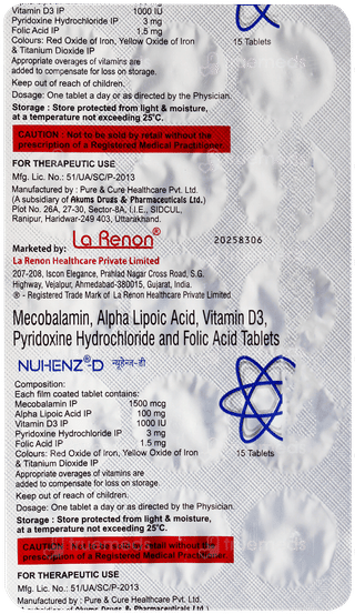 Nuhenz D Tablet 15
