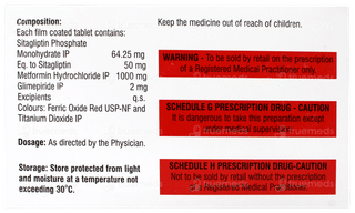 Sitagimin GM 2 Forte Tablet 10