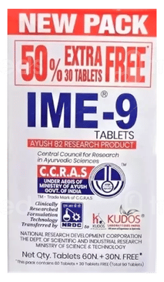 Ime 9 Tablet 60 + 30 Free Ime 9 Tablet 60 + 30 Free