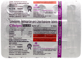 Cilnipro Trio 6.25 Tablet 15