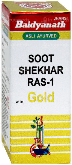 Baidyanath Sootshekhar Ras No 1 With Gold Tablet 10
