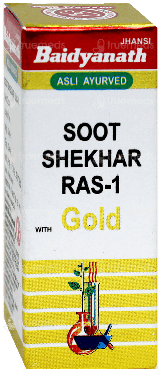 Baidyanath Sootshekhar Ras No 1 With Gold Tablet 10
