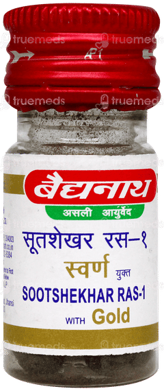 Baidyanath Sootshekhar Ras No 1 With Gold Tablet 10