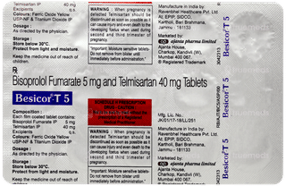 Besicor T 5 Tablet 15