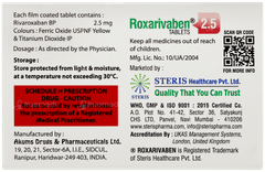 Roxarivaben 2.5 Tablet 14