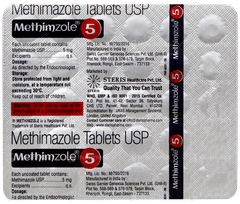 Methimzole 5 Tablet 30