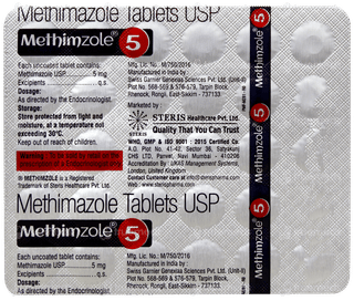 Methimzole 5 Tablet 30